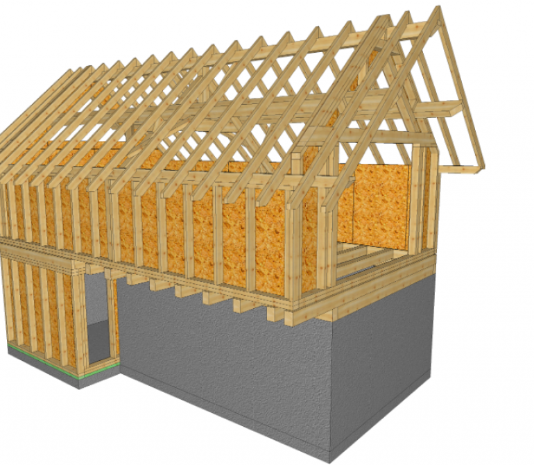 Maison en ossature bois